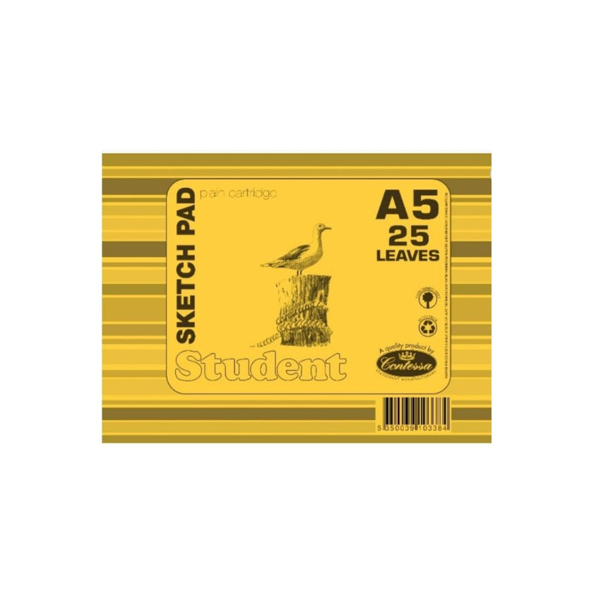 A5 Student Sketch Pad Plain 120g 25 Leaves
