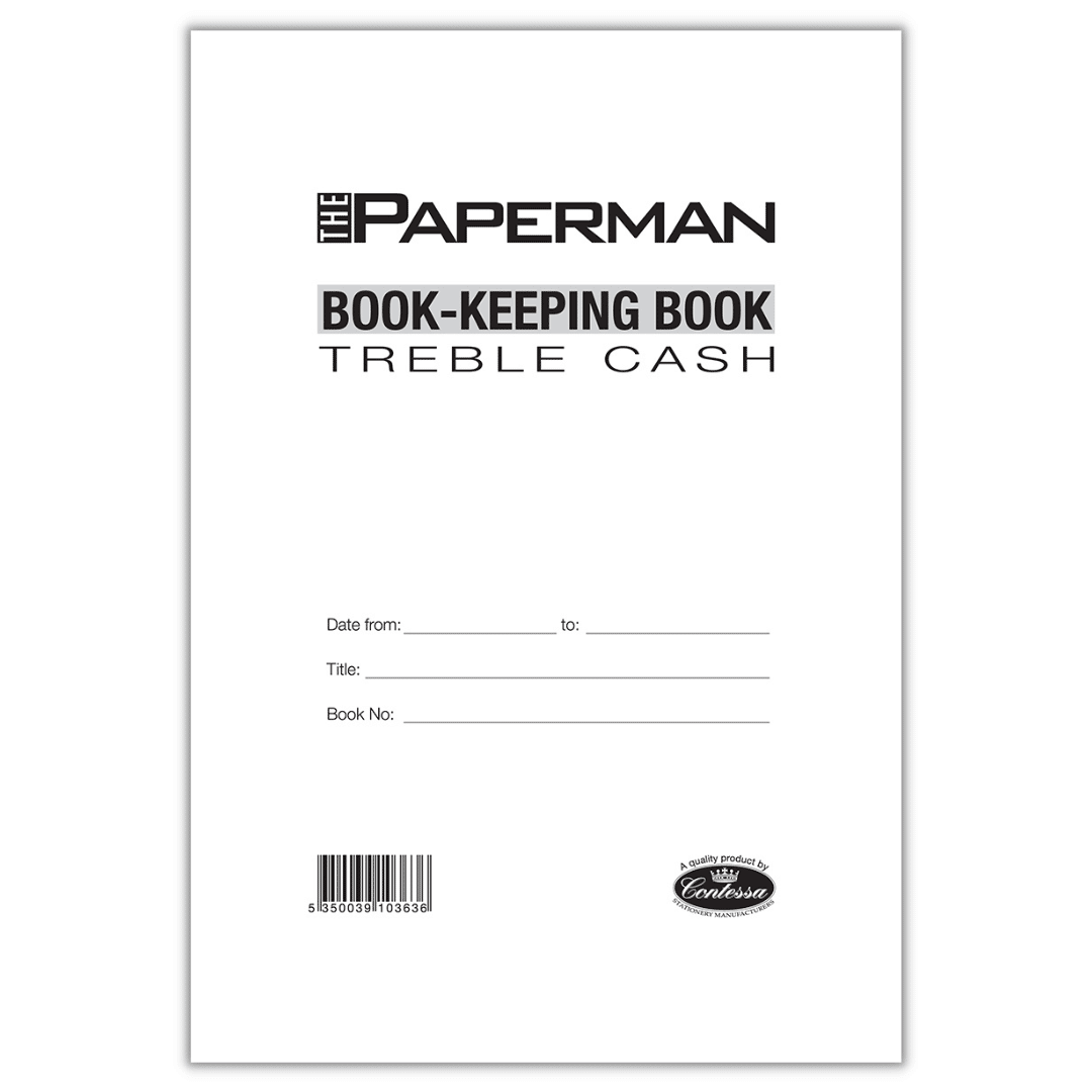 Paperman Treble Cash Book-Keeping Book