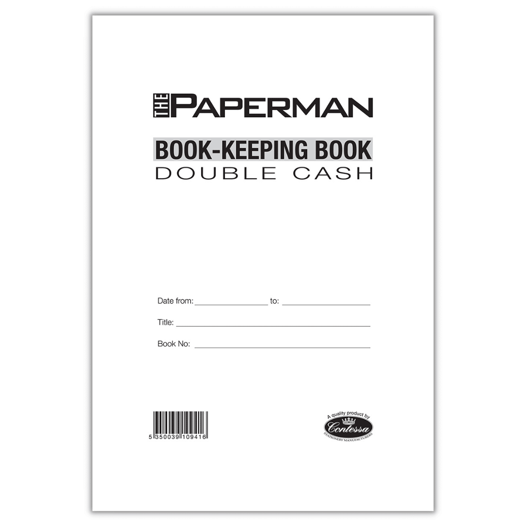 Paperman Double Cash Book-Keeping Book