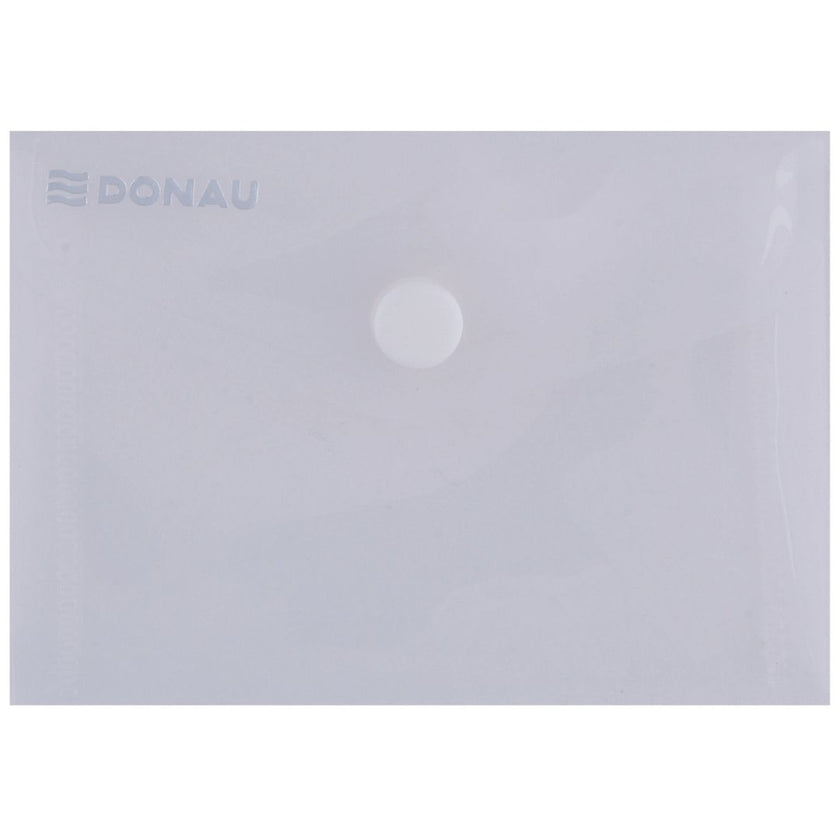 A6 Donau Button Envelope Transperent - Various Colours