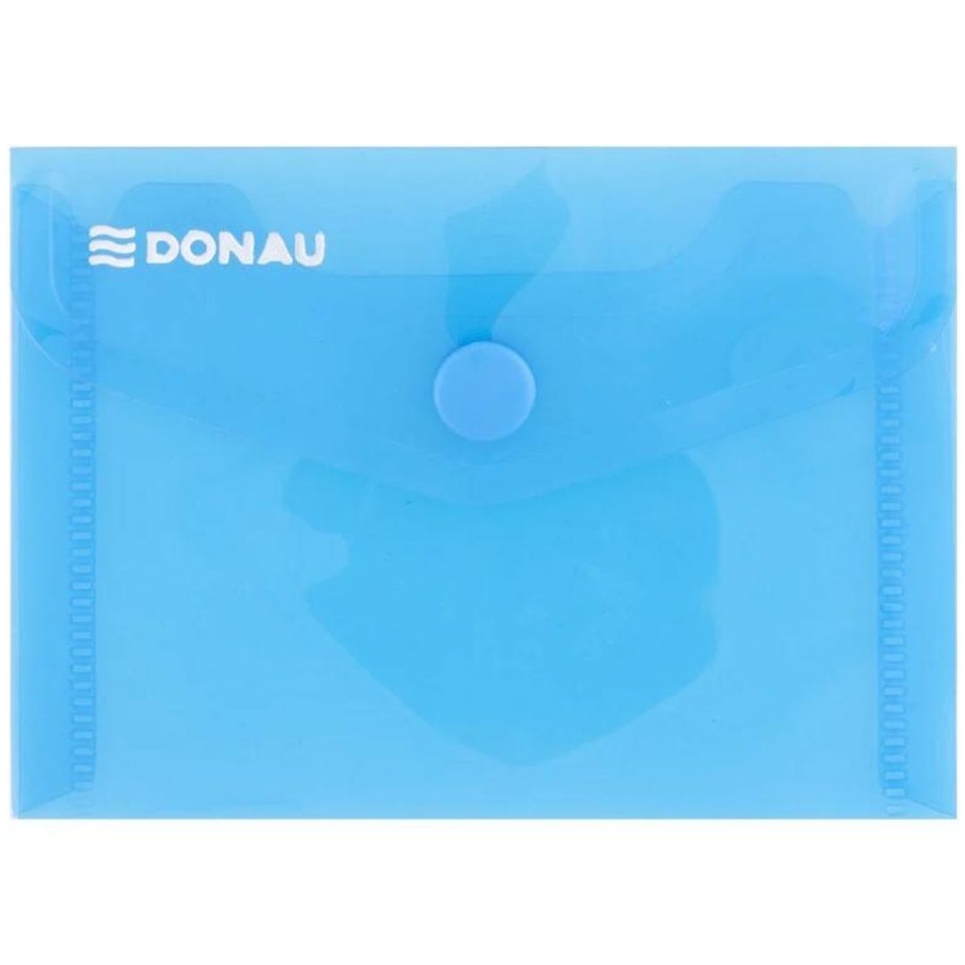 A6 Donau Button Envelope Transperent - Various Colours