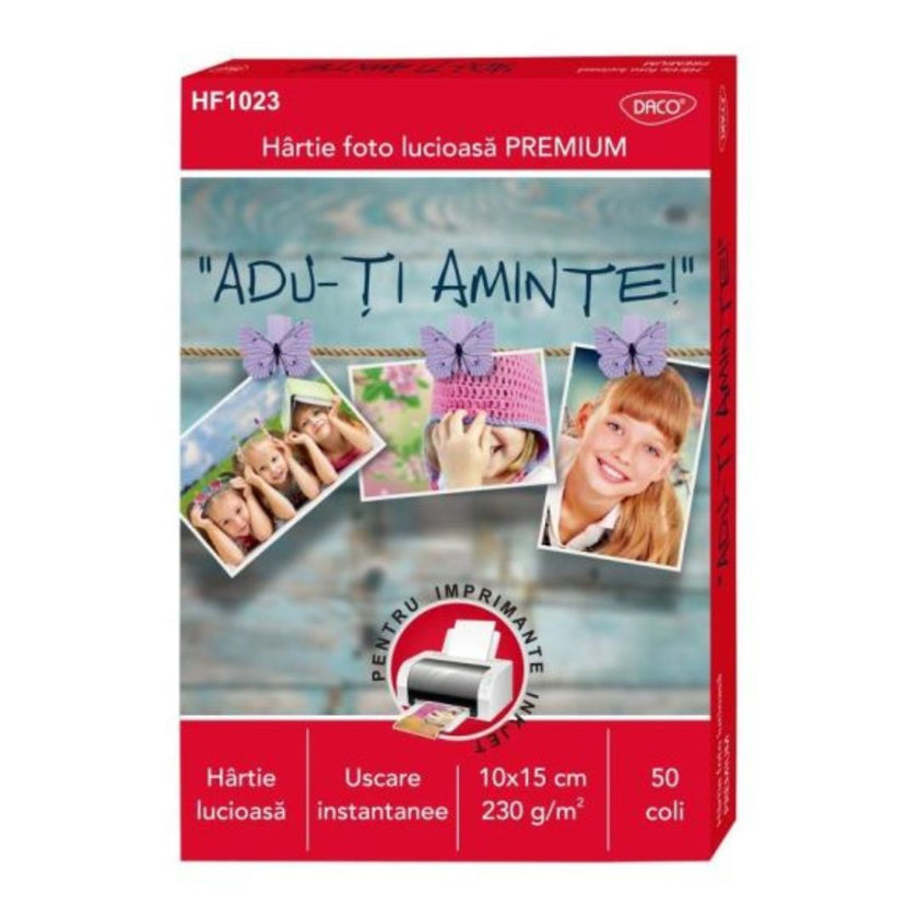 10 x 15cm Daco Premium Glossy Photo Paper 230gsm A Pack Of 50pcs HF1023