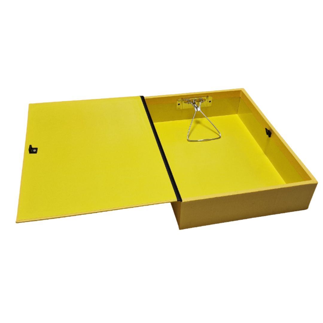 Eskriva Box File 37 x26.5 x7.5cm - Yellow