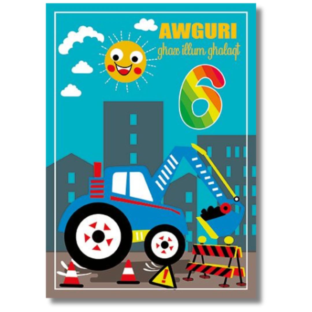 Awguri Ghax Illum Ghalaqt 6' Greeting Card