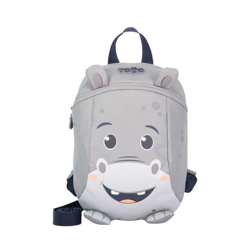 Totto Kids Backpack - Cornejo Hippo Grey