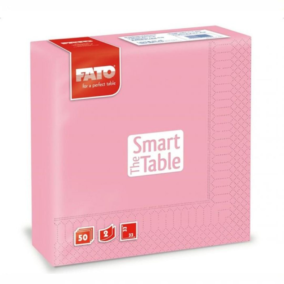 Fato Napkins 33x33cm- Baby Pink x50
