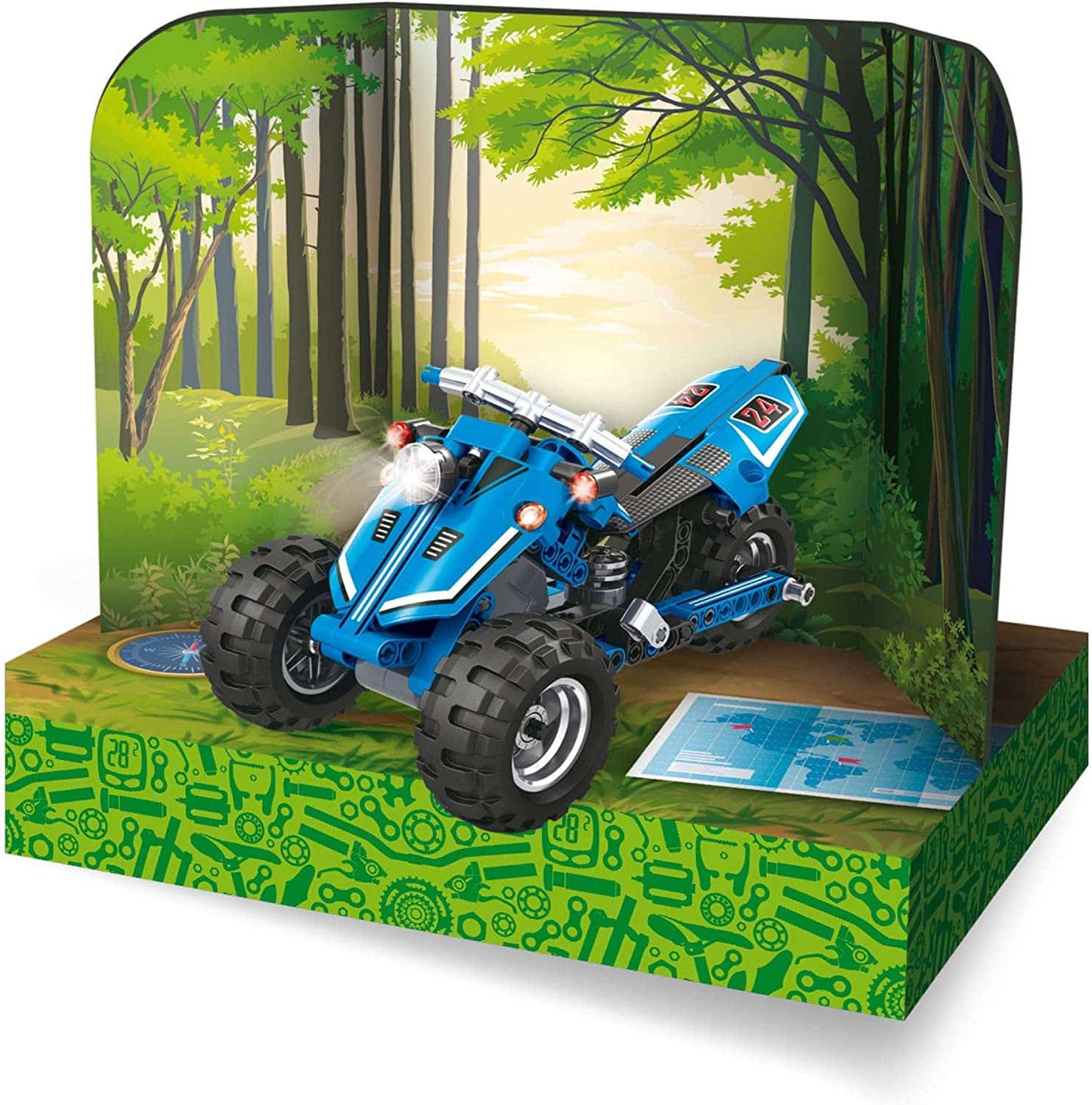 Lisciani Giochi - Science Hi Tech STEM Technics Build And Play Quad