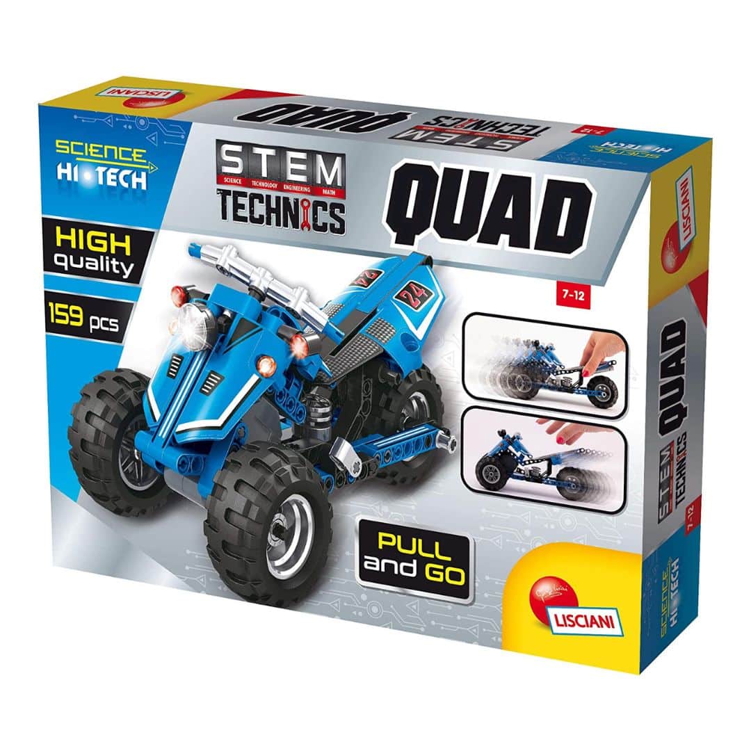 Lisciani Giochi - Science Hi Tech STEM Technics Build And Play Quad