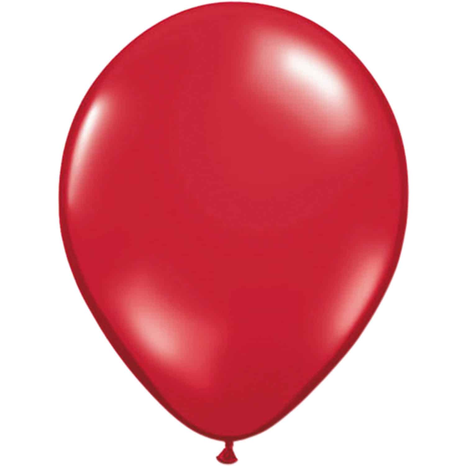 Air-Fill 10" Balloons A Pack Of 100pcs - Red