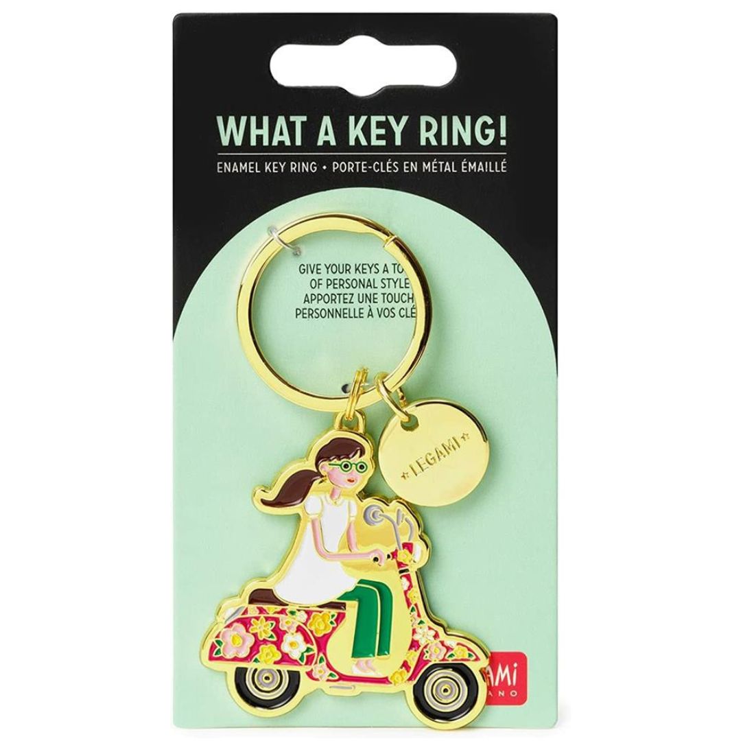 Legami Key Ring - Scooter