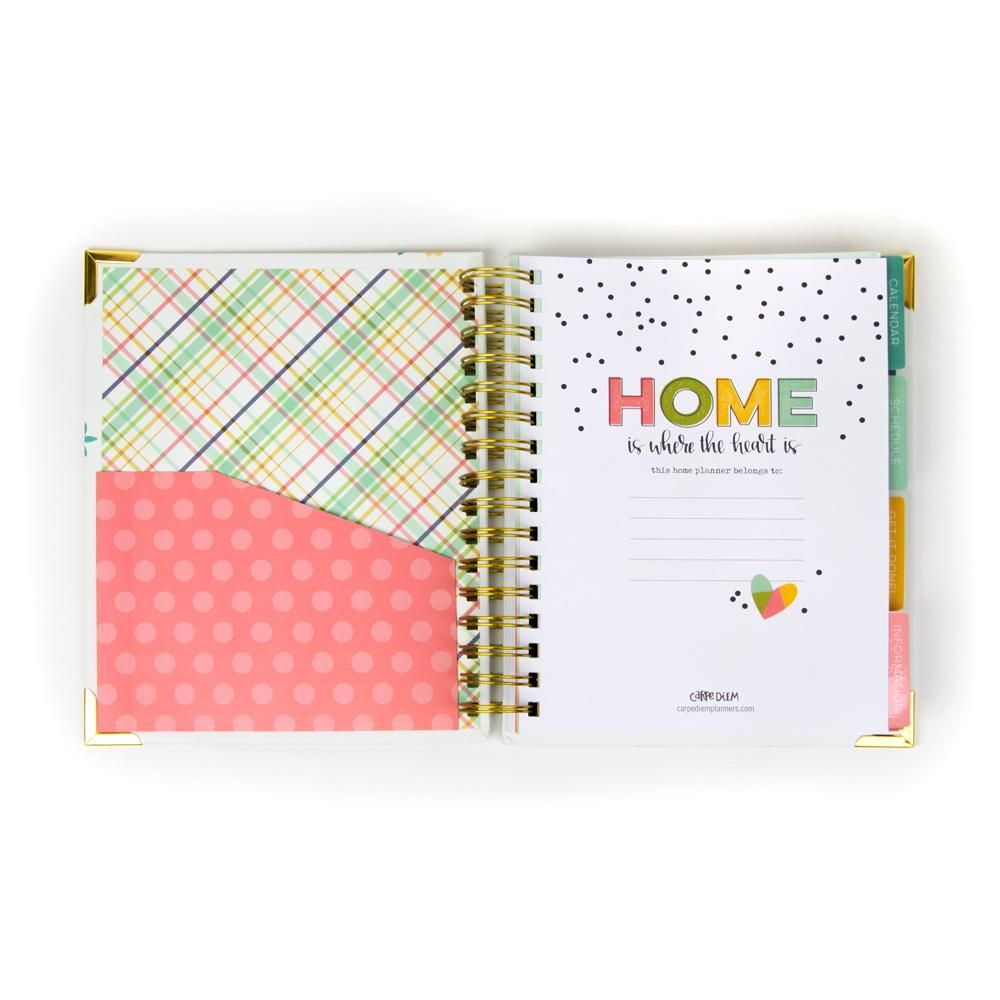 B5 Pukka Carpe Diem Spiral Home Planner