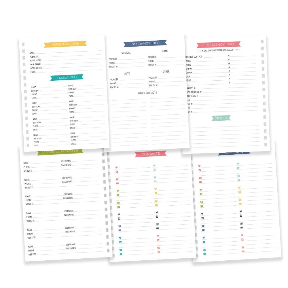 B5 Pukka Carpe Diem Spiral Home Planner