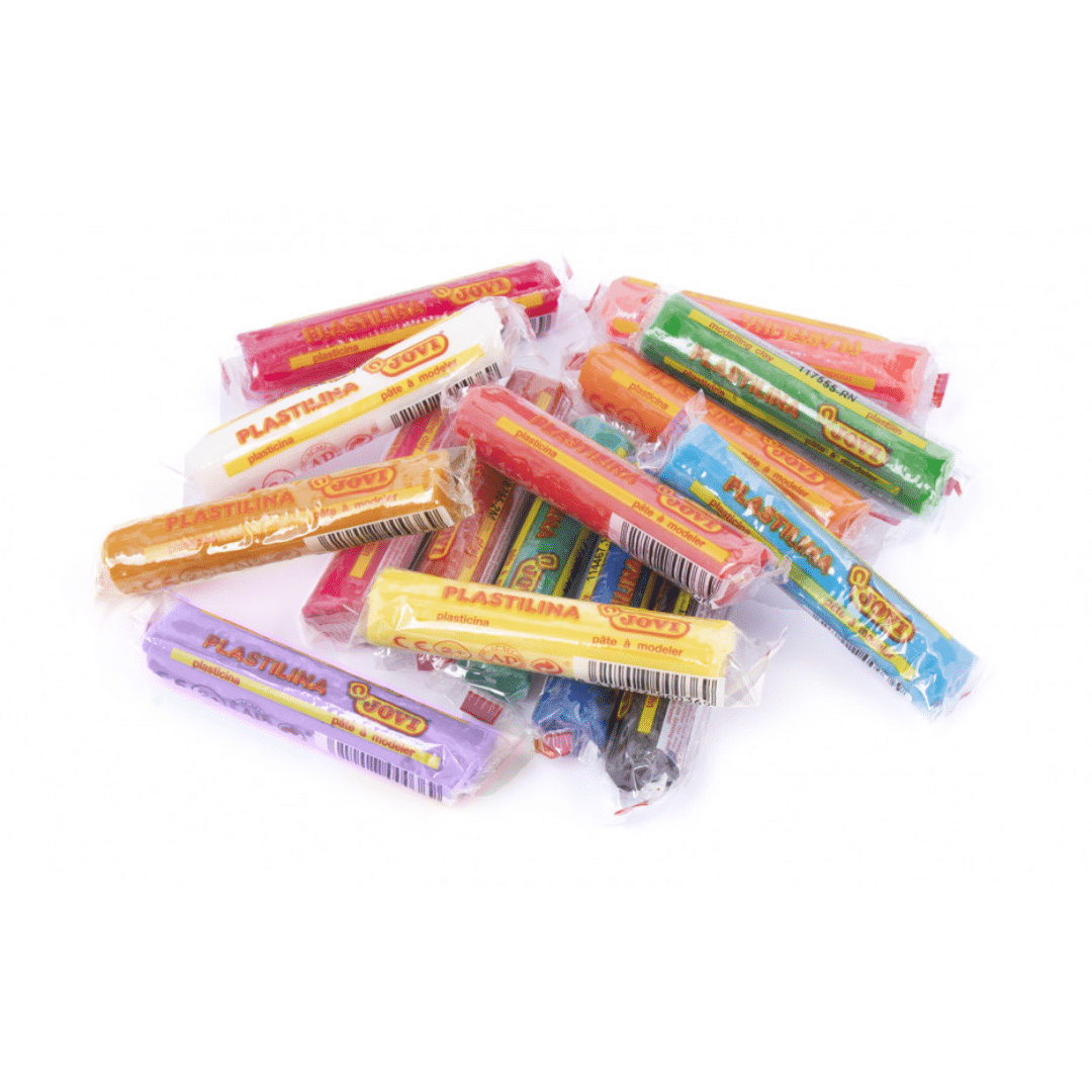 Jovi Plasticine - 15 Bars x 15g - Assorted Colours