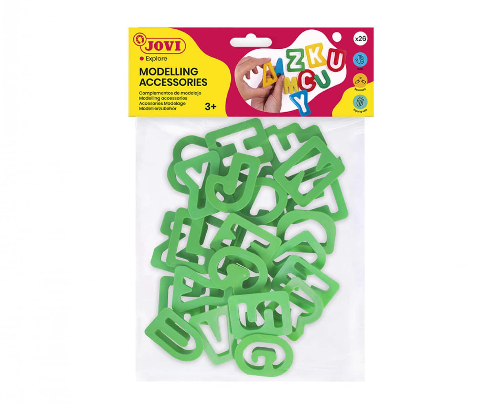 Jovi Cutting Moulds - Alphabet