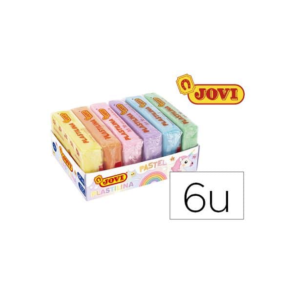 Jovi Plastilina 50g A Pack Of 6pcs - Pastel