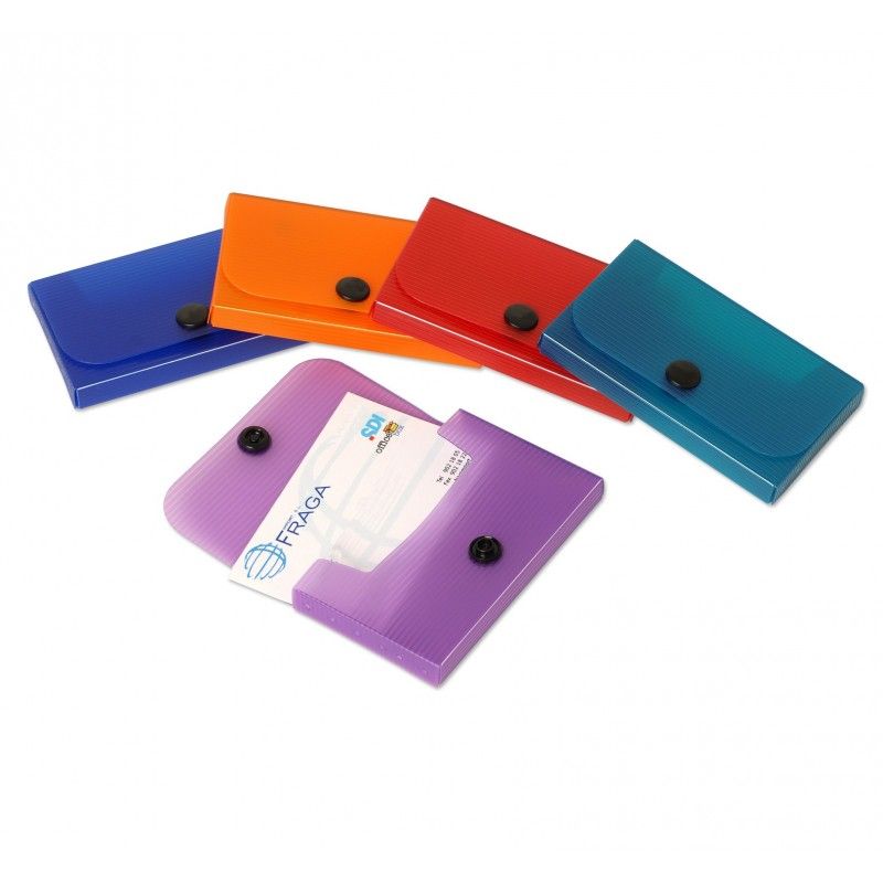 Office Box Rigid Box Cards Button Closure - Various Colours x1pc