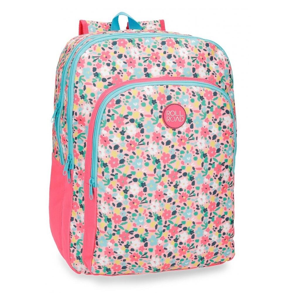 Roll Road Pink Floral Backpack