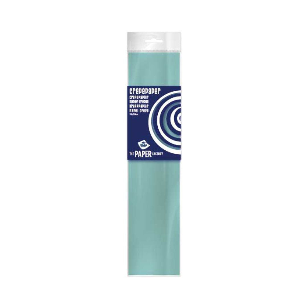 Haza-Witbaard Crepe Paper 50 x 250cm - Mint Green