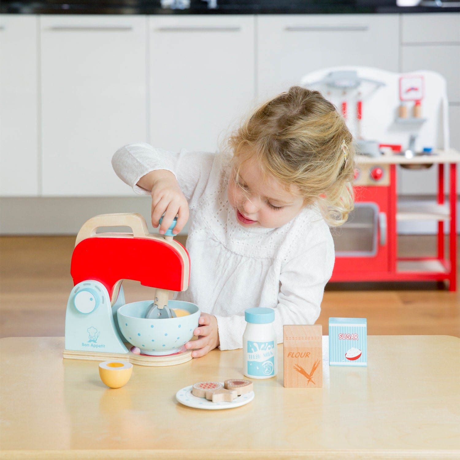New Classic Toys - Mixer Set, Red