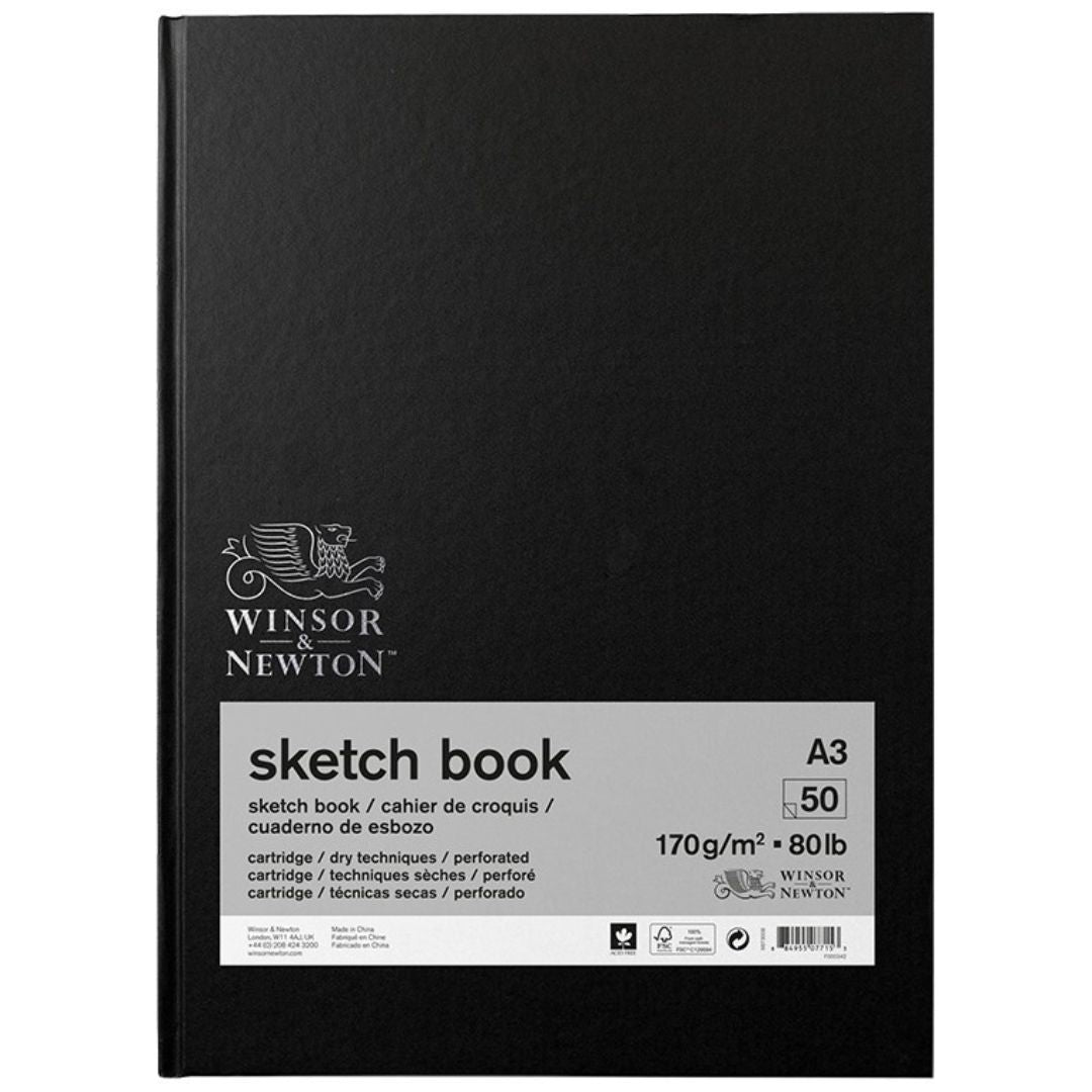 A3 Winsor & Newton Hardbound Sketchbook 170gsm 50p