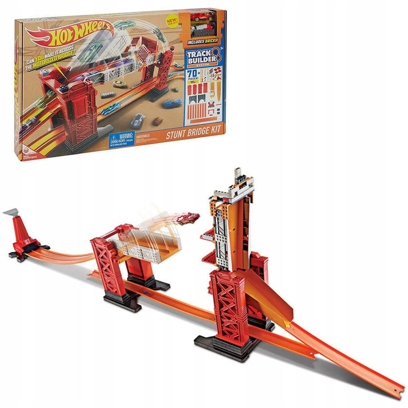 Hot Wheels Track Set Builder Stunt Bridge Kit