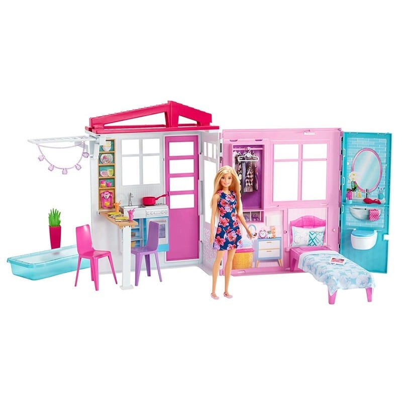 Barbie Furnished House, Close And Go