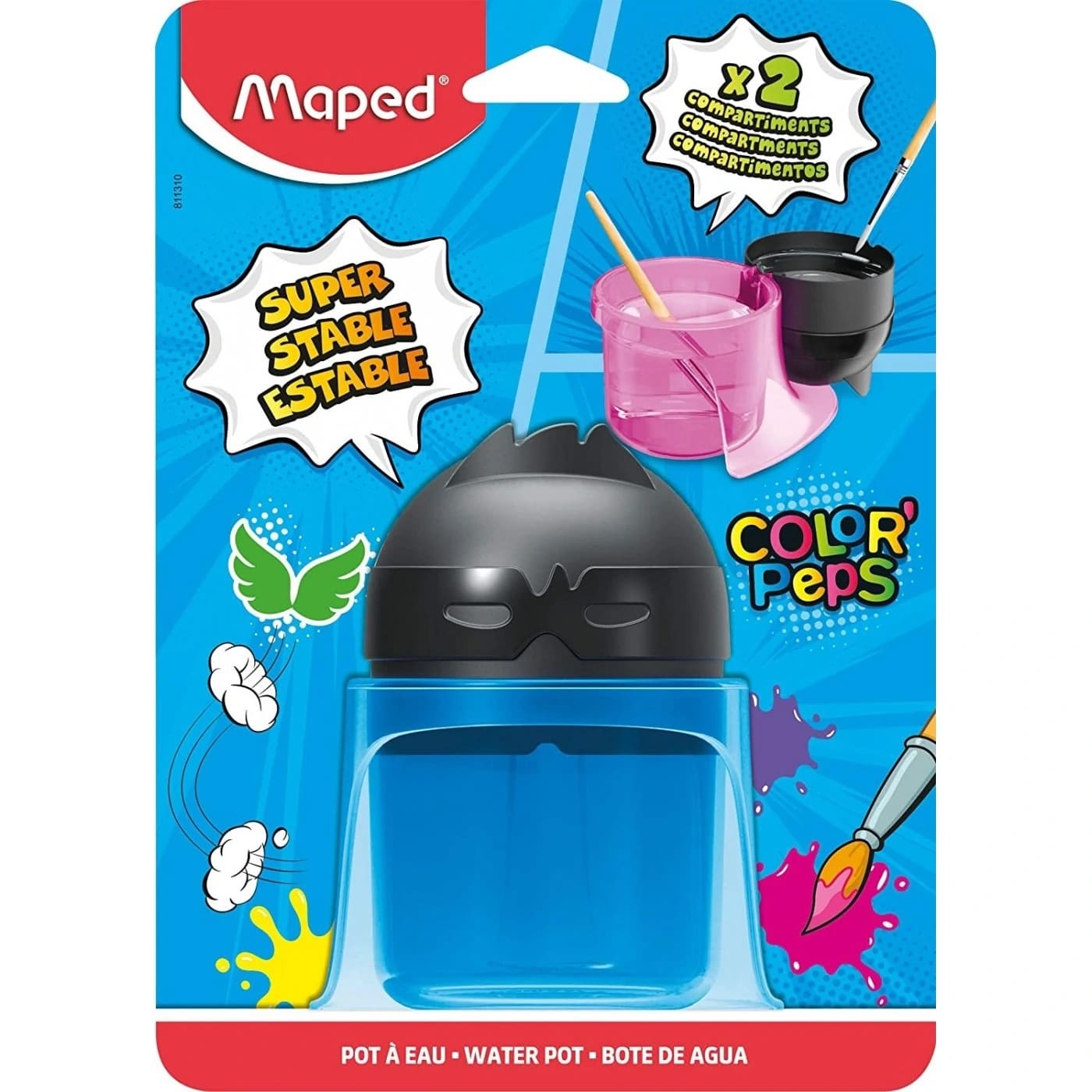Maped Water Pot - Blue