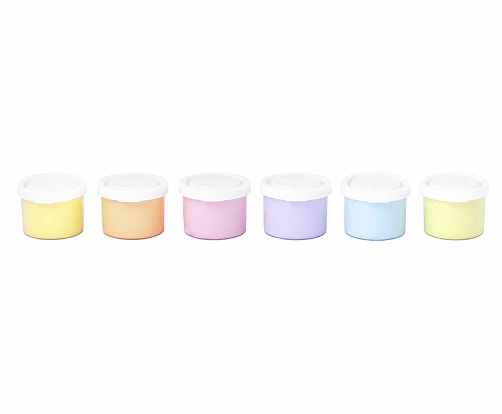 Jovi Finger Paint - 5 x 35ml Jars - Pastel Colours