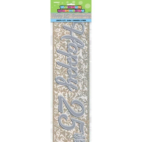 Unique Foil Banner - 25th Anniversary