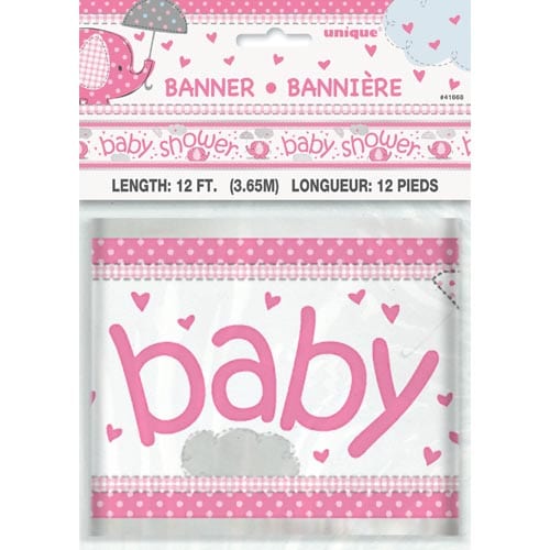Unique Foil Banner - Baby Shower