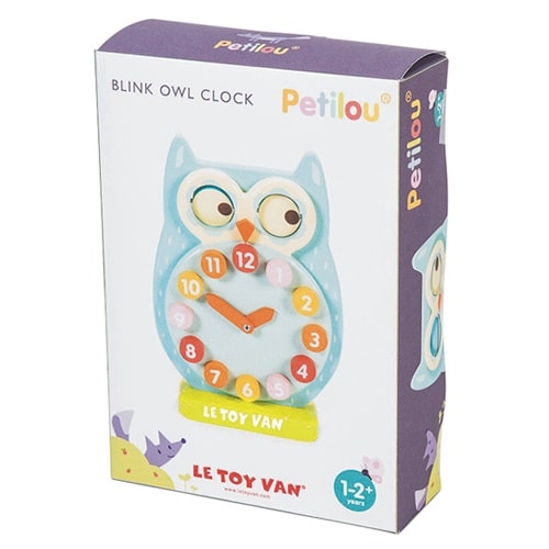 Wooden Blink Owl Clock