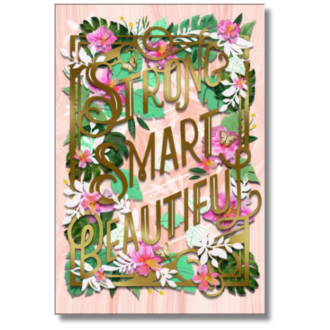 Hallmark Strong, Smart, Beauful (Mom) - Greeting Card