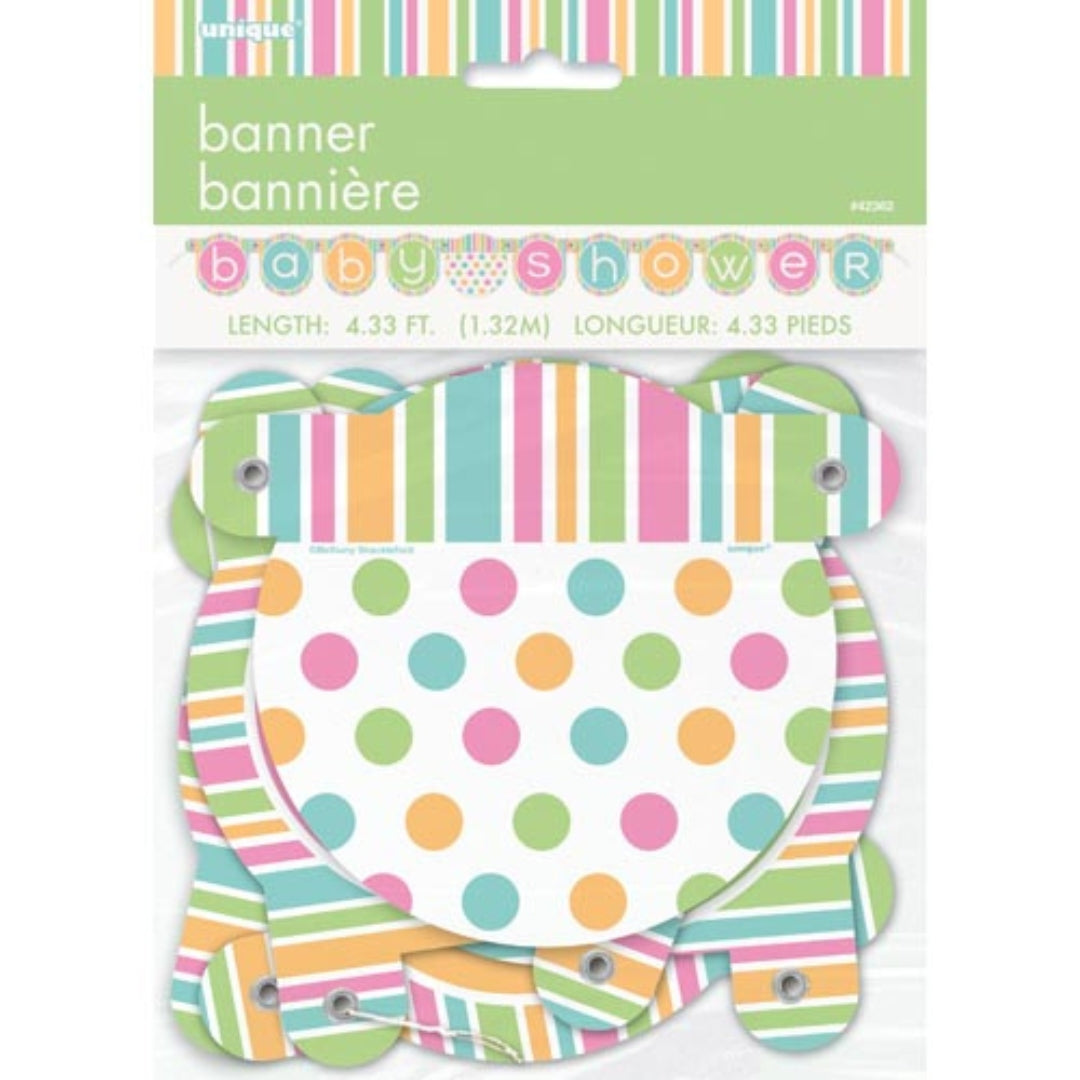 Unique Banner 1.32m - Baby Shower Multicolour