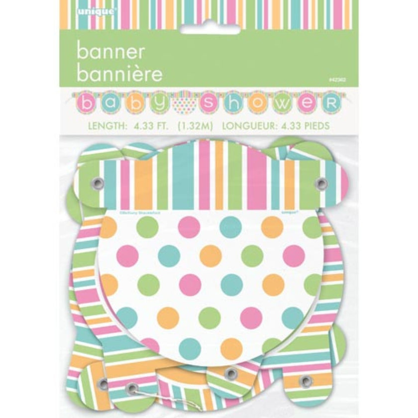 Unique Banner 1.32m - Baby Shower Multicolour