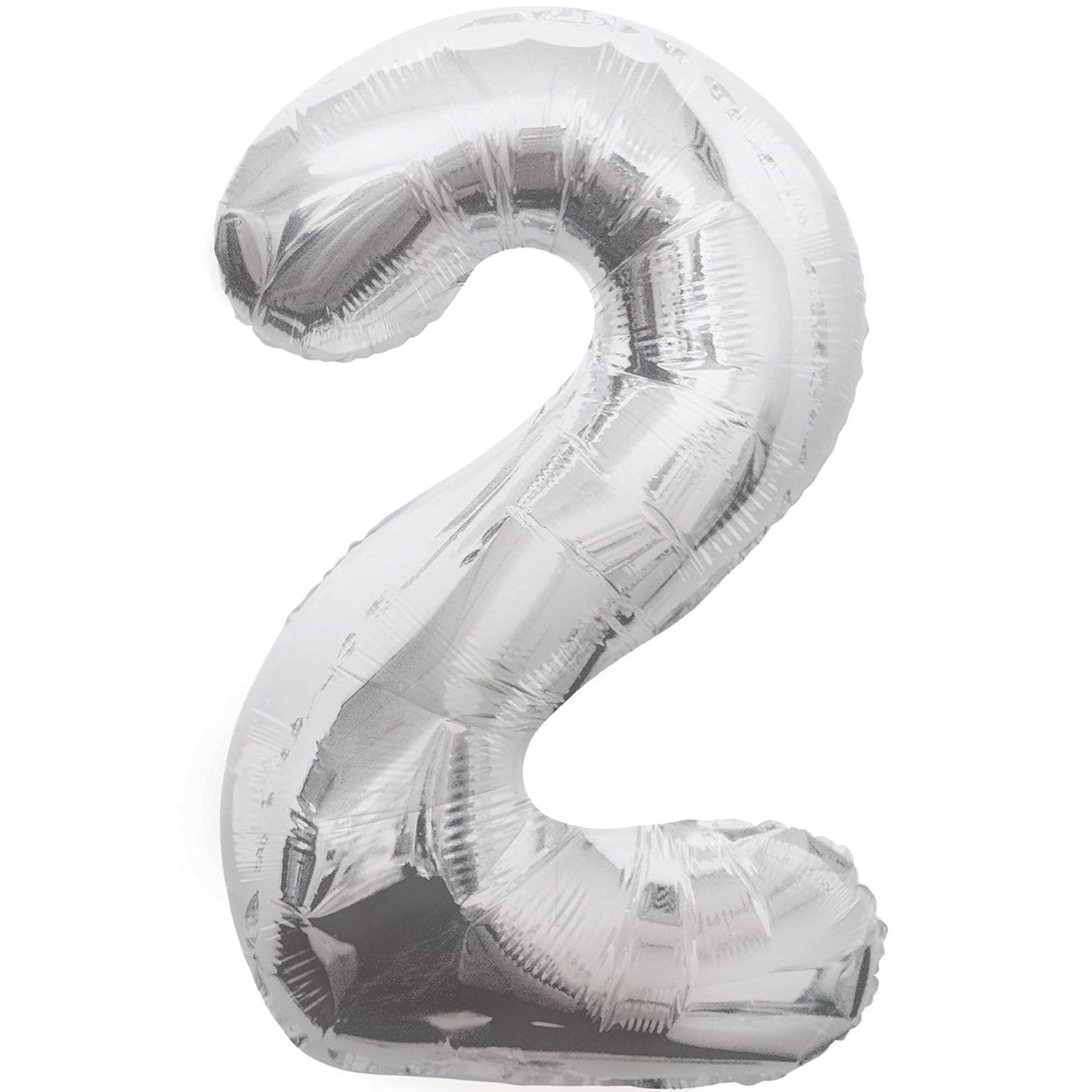 Unique Number Balloon 86.3cm Silver - 2