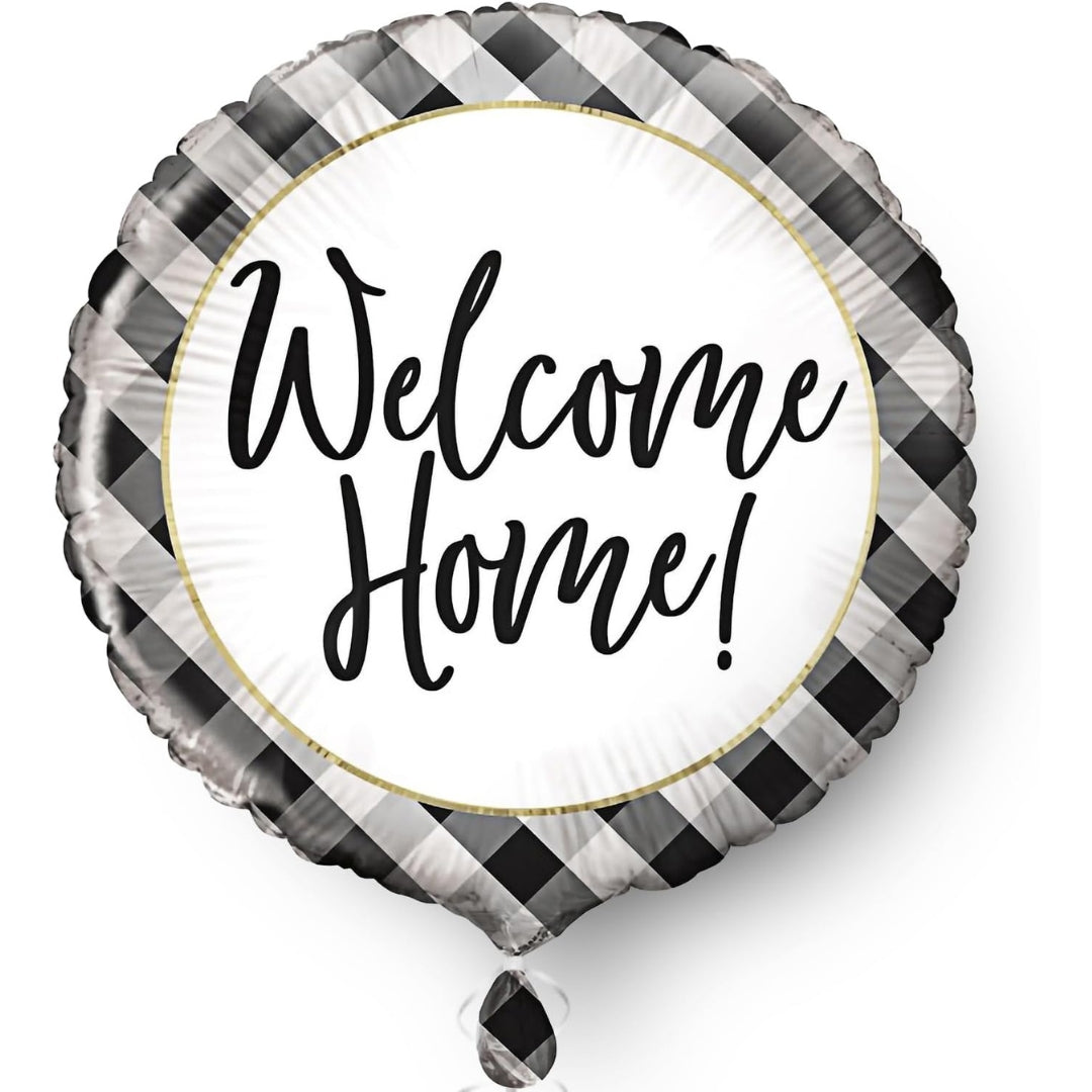 Unique Helium Foil Balloon 45.7cm - Welcome Home!