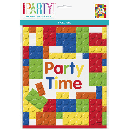 Unique Party Bags A Pack Of 8pcs - Building Blocks