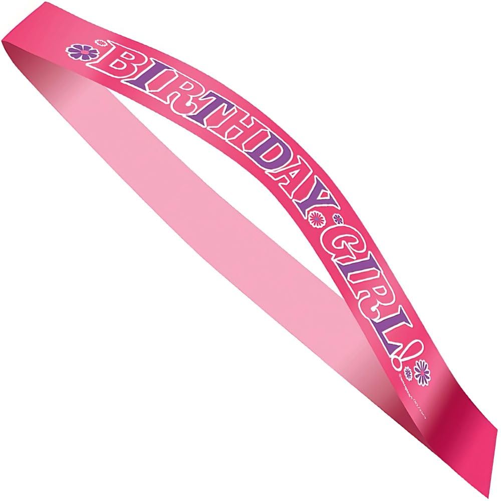 Unique Satin Sash - Birthday Girl