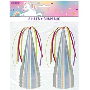 Unique Unicorn Horn Party Hats x8pcs