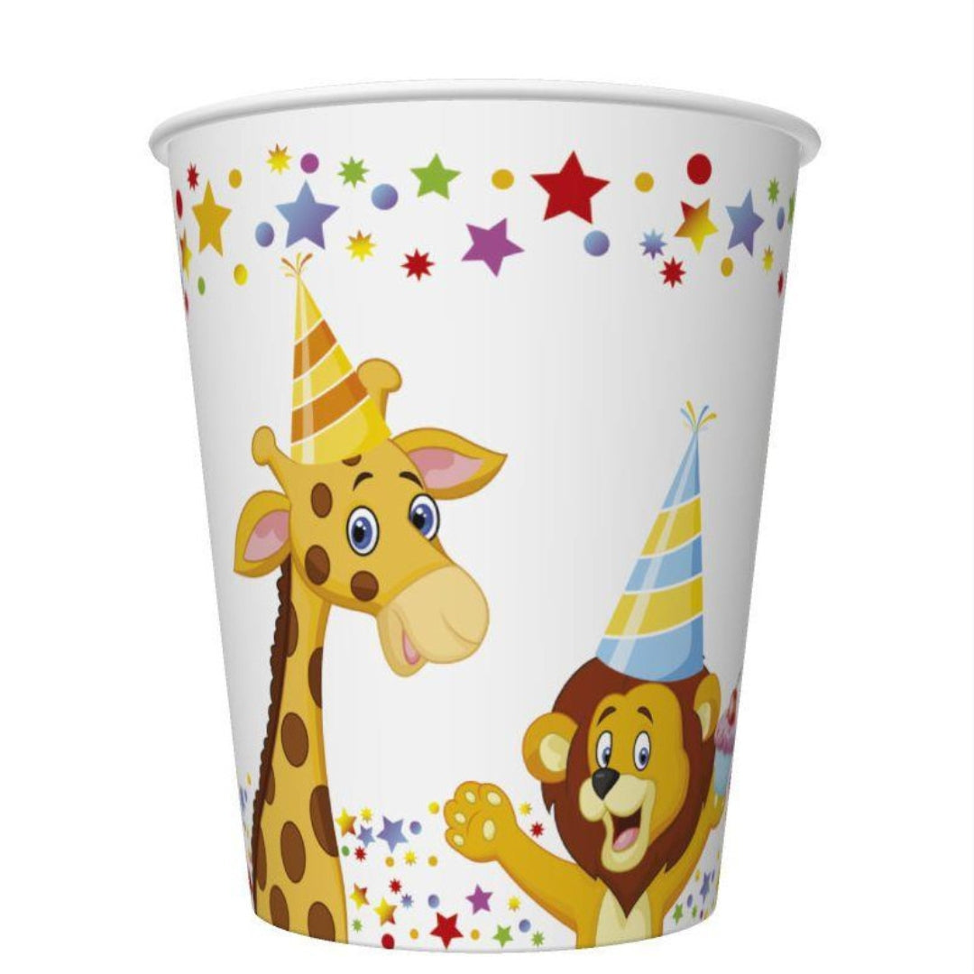 Daisy Paper Cups 250ml A Pack Of 8pcs - Jungle