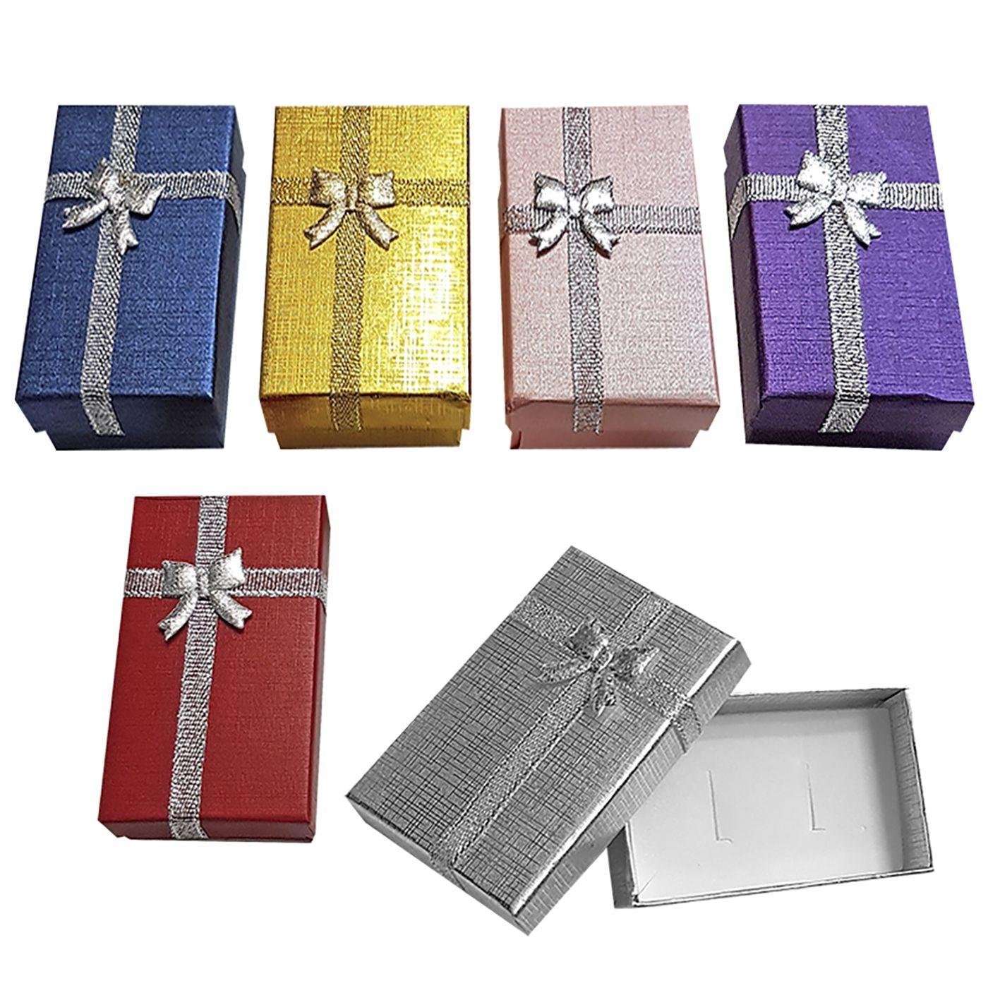 Mini Colourful Gift Boxes 2.5 x 8 x 5cm x 1pc Assortment