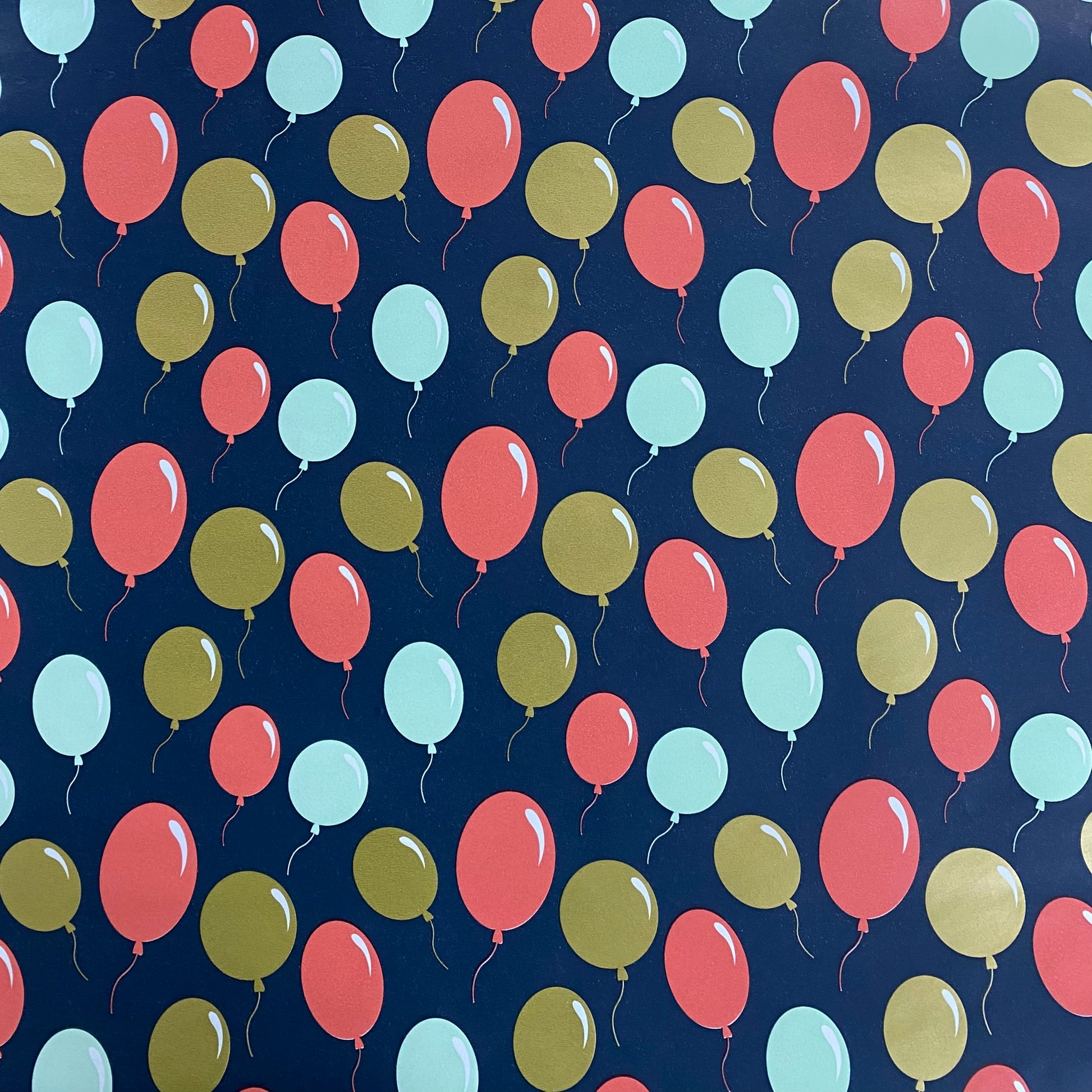 Gift Wrapping Paper 50 x 70cm Colourful Balloons