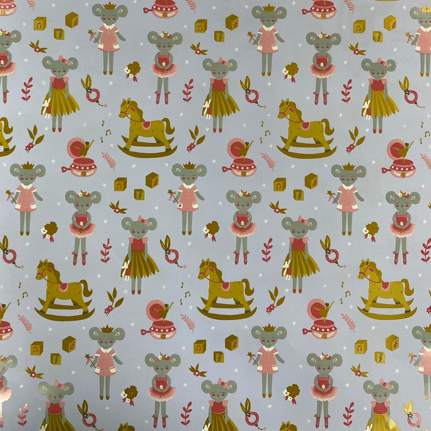 Gift Wrapping Paper 50 x 70cm Girl Toy Room