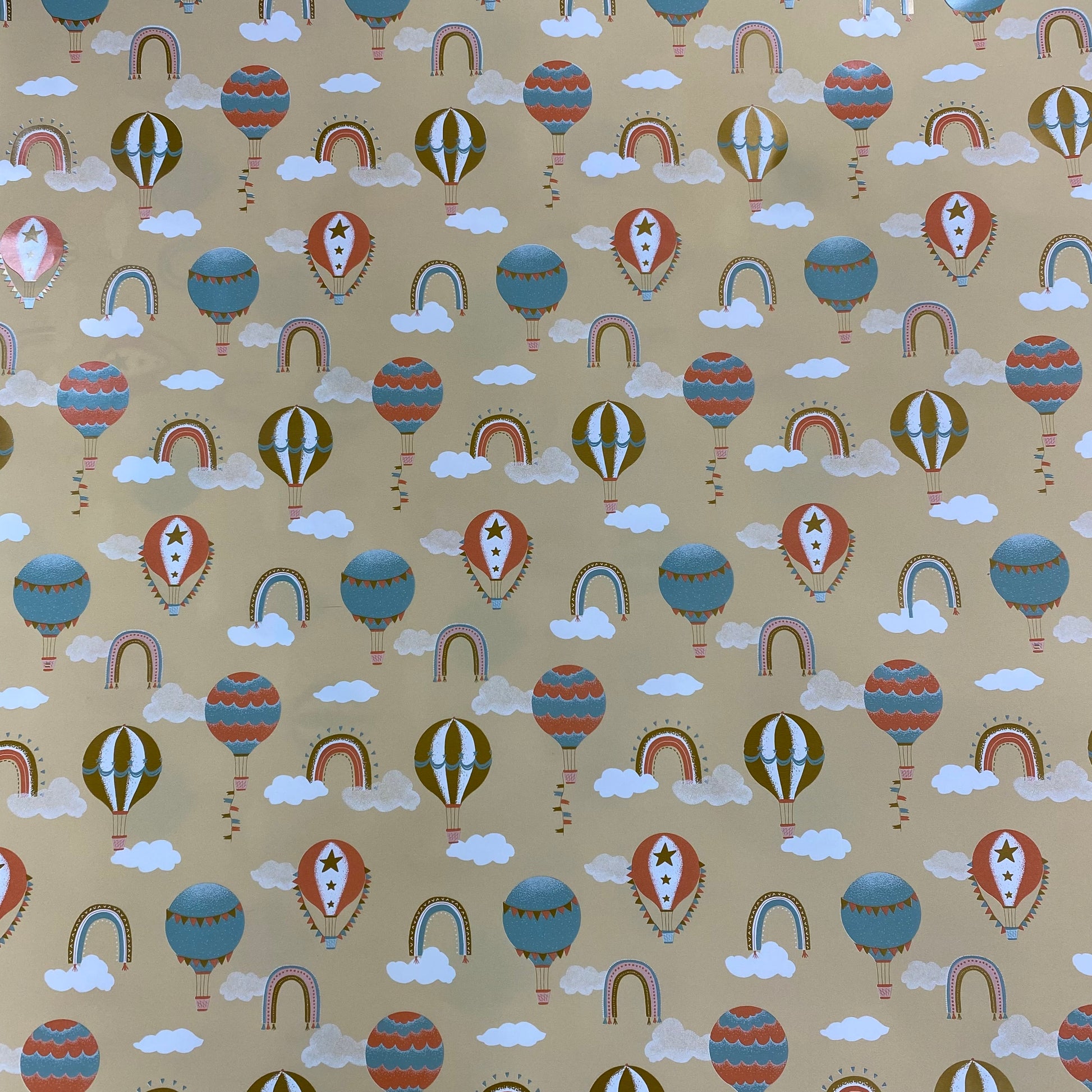 Gift Wrapping Paper 50 x 70cm Hot Air Balloon