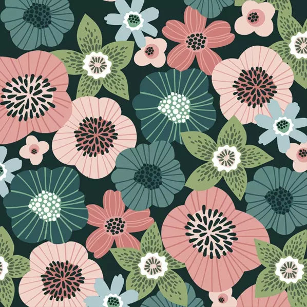 Daisy Napkins 33 x 33cm A Pack Of 20pcs - Emerald Flowers