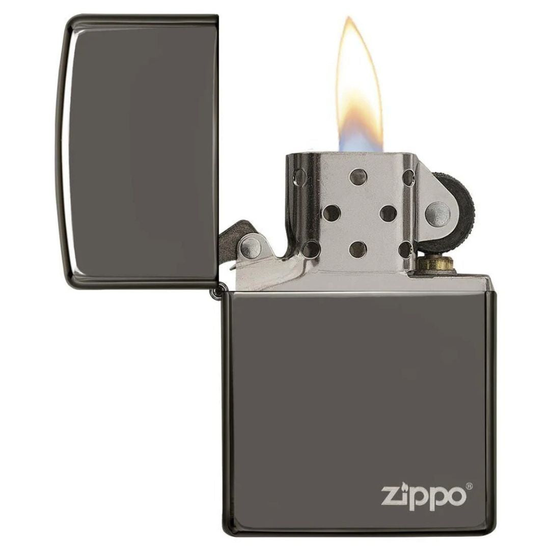 Zippo 150zl Black Ice With Logo