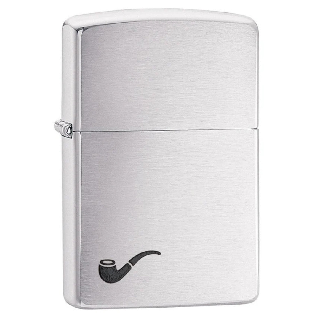 Zippo 200pl Pipe Brushed Chrome