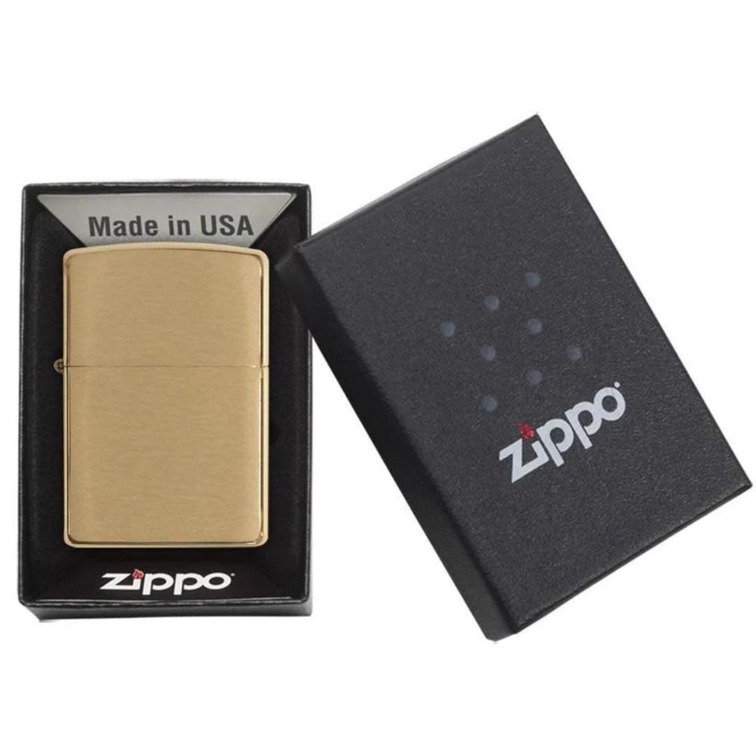 Zippo 204B Classic Brushed Brass