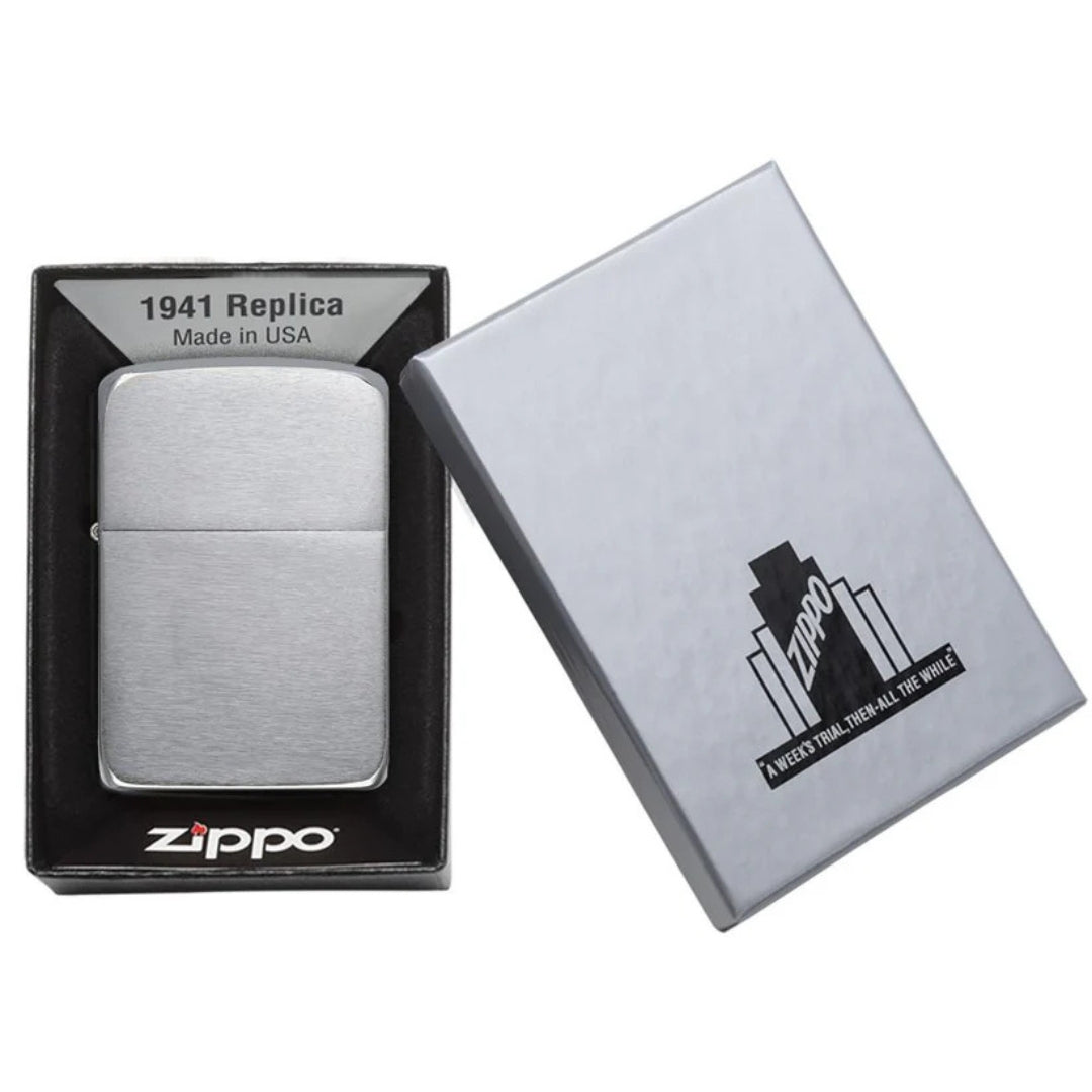 Zippo 1941 Brushed Chrome 1941 Replica