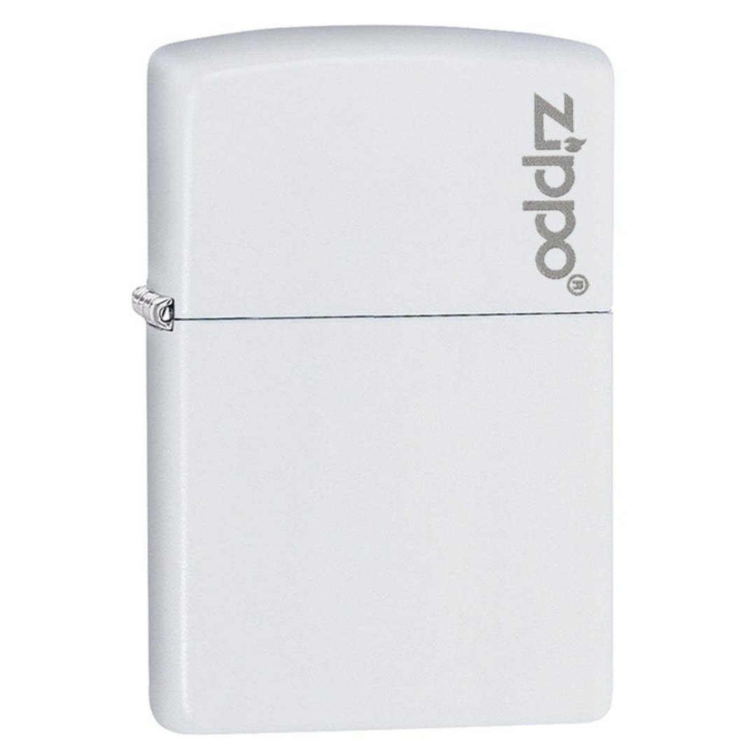 Zippo 214zl White Matte With Zippo Logo
